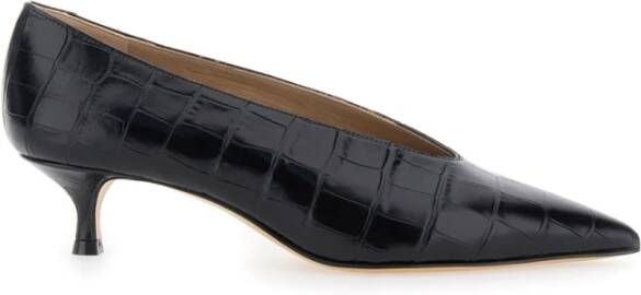 Le Monde Beryl Zwarte Hak Babouche Kitten Schoenen