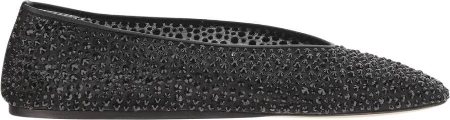 Le Monde Beryl Zwarte Kristal Ballerina Flats