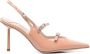 Le Silla Beige Slingback Stiletto Platte Schoenen - Thumbnail 1