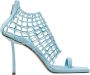 Le Silla Blauwe Stiletto Sandalen - Thumbnail 1