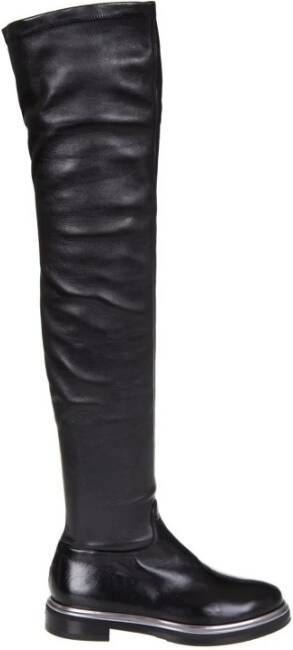 Le Silla Dames Leren Over-Knee Laarzen Black Dames