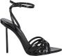 Le Silla Sandalen Bella Open-Toe Stiletto Sandals With Crisscross St in zwart - Thumbnail 1