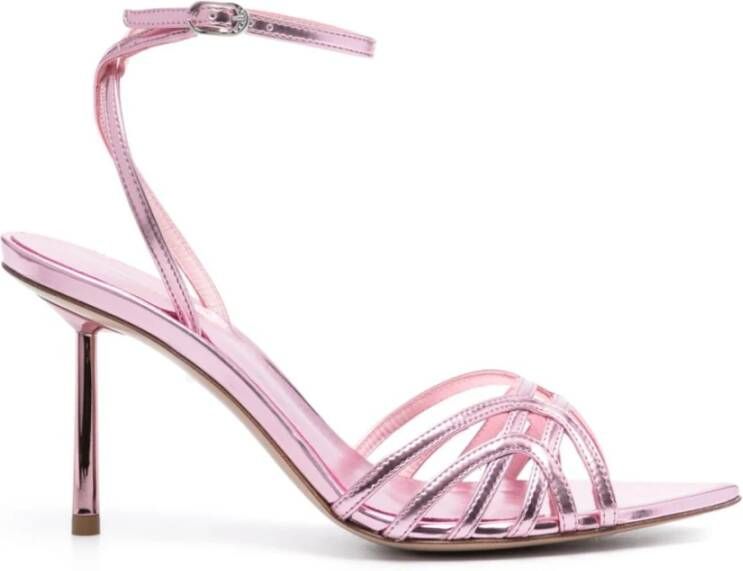 Le Silla Metallic puntige neus sandalen Pink Dames