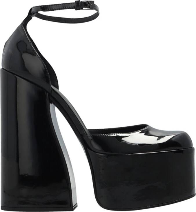 Le Silla Nikki pumps met plateauzool Zwart - Foto 1