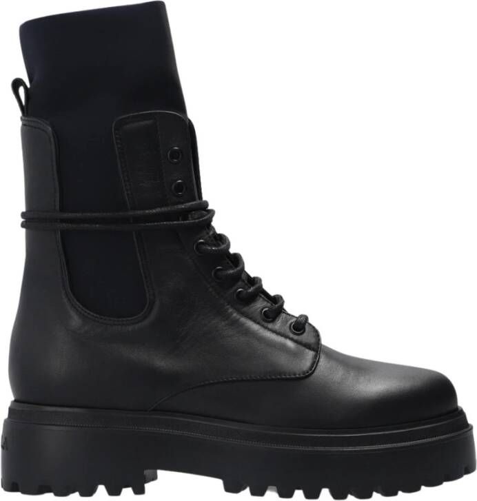 Le Silla Ranger -platform Ankle Boots Zwart Dames