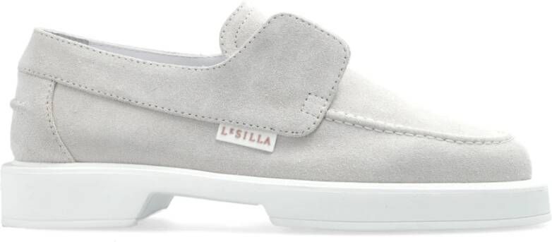 Le Silla Witte Petalo pumps met bloemendecoratie White Dames