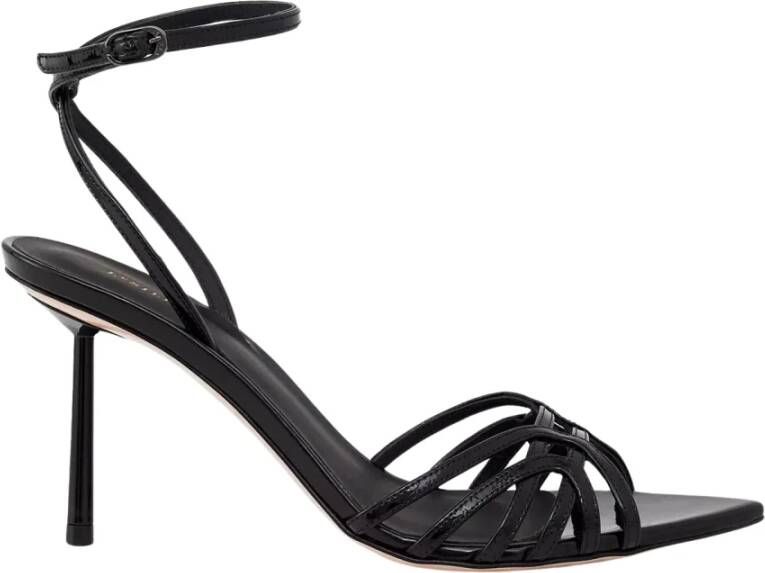 Le Silla Zwarte Strappy Hoge Hak Sandalen