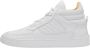 Leandro Lopes Dia tsteek Leren Sneakers White Unisex - Thumbnail 1