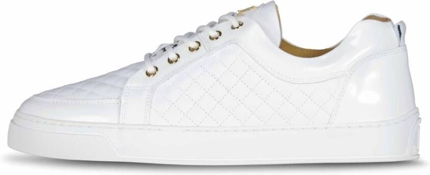 Leandro Lopes Elegante Gewatteerde Sneakers White