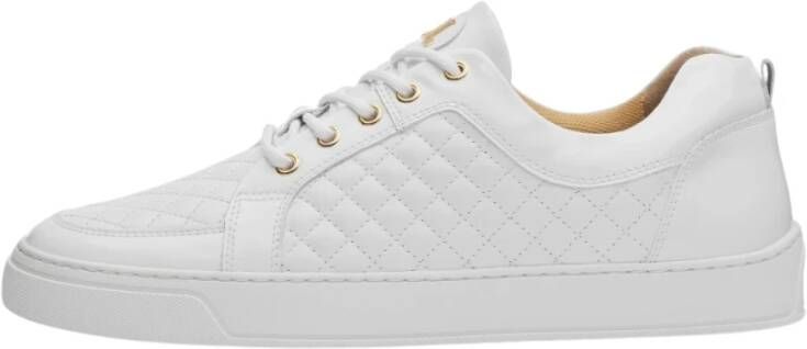 Leandro Lopes Elegante Gewatteerde Sneakers White