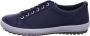 Legero Blauwe Dames Sneakers Veters Crepezool - Thumbnail 1