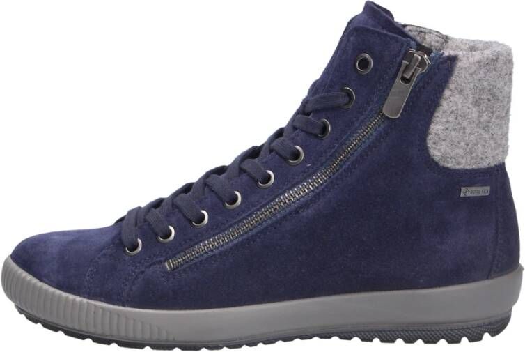 Legero Hoge veterschoenen Tanaro met praktische rits aan de buitenkant
