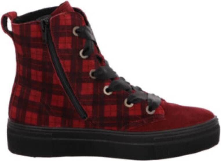 Legero Damesneakers in amaronerot
