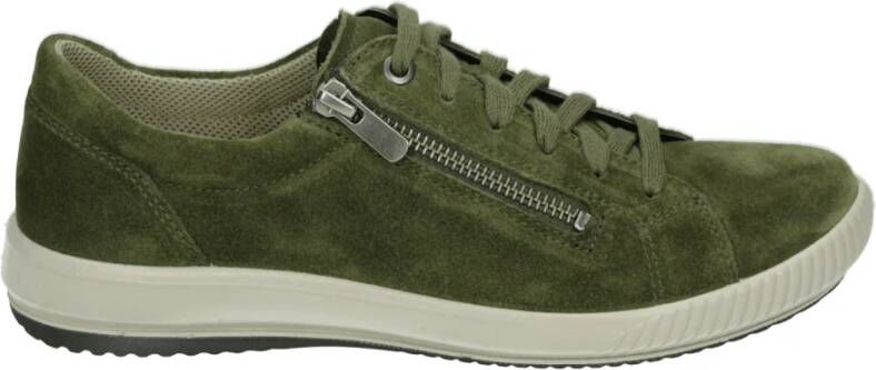 Legero Groene Suède Casual Sneakers