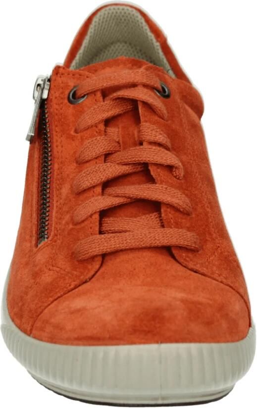 Legero Sportieve lage suède sneakers oranje