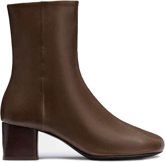 Lemaire Anatomische laarzen Donkerbruin zijrits