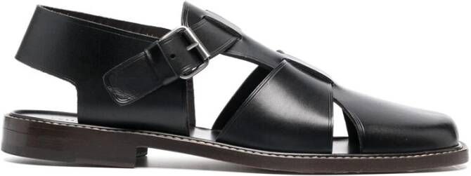Lemaire Flat Sandals Black Heren