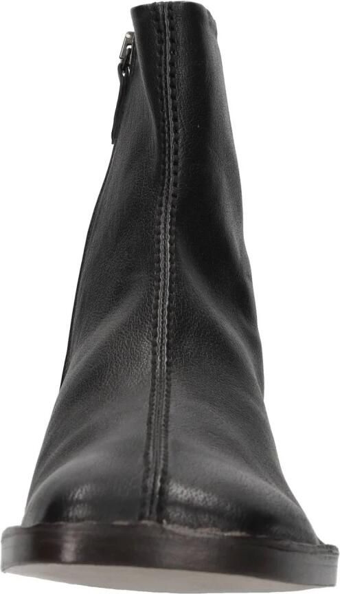 Lemaire Zwarte Piped Zipped Leren Laarzen Black Heren - Foto 3