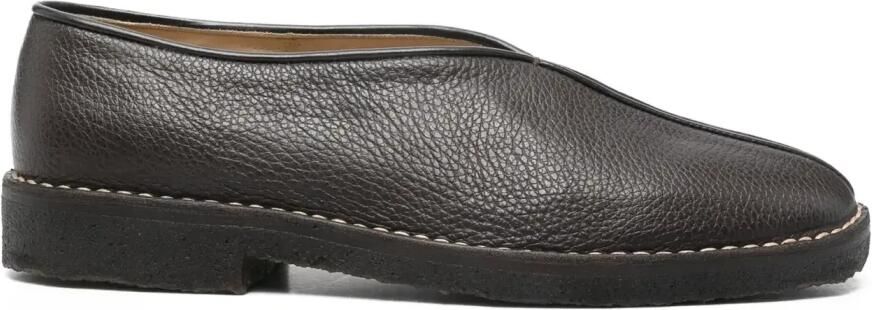 Lemaire Piped Crepe Slippers