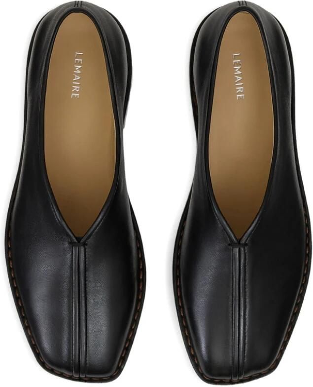Lemaire Platte Slippers met Paspel