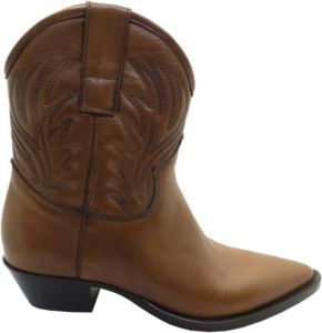 Lemaré Leather cowboy boots Bruin Dames