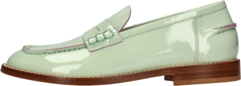 Lemaré Platte schoenen Groen
