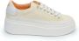 Lemaré Witte-jeans Damessneakers - Thumbnail 1