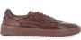 Lemargo Donkerbruine Leren Sneakers Brown Heren - Thumbnail 1