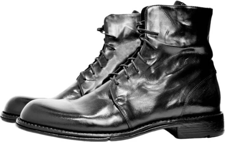 Lemargo Hoge kanten -Up -laarzen Zwart Heren - Schoenen.nl