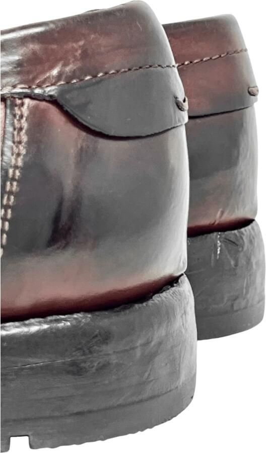 Lemargo Roodbruine Colin Loafer in kalfsleer