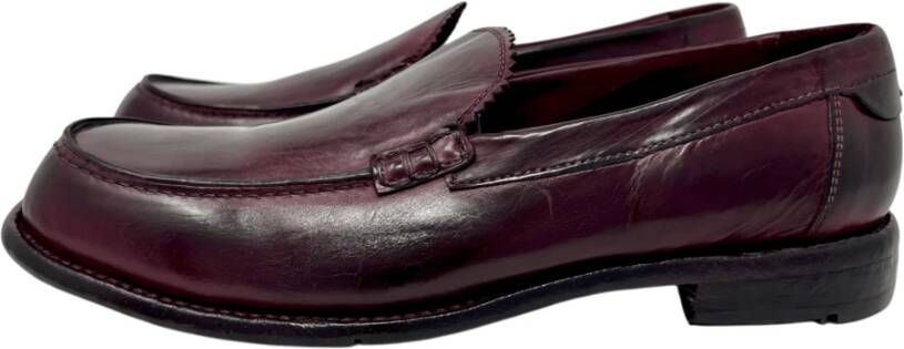Lemargo Roodbruine Colin Loafer in kalfsleer
