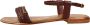 Les Tropeziennes Boho Chic Gevlochten Platte Sandalen Brown Dames - Thumbnail 5