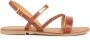 Les Tropeziennes Bruin Leren Sandalen Batresse Model Brown Dames - Thumbnail 2
