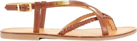 Les Tropeziennes Bruin Leren Sandalen Chou Stijl Brown Dames - Foto 2