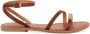 Les Tropeziennes Bruin Leren Sandalen Hanak Model Brown Dames - Thumbnail 2