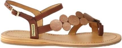 Les Tropeziennes Bruin Leren Sandalen Holly Model Brown Dames