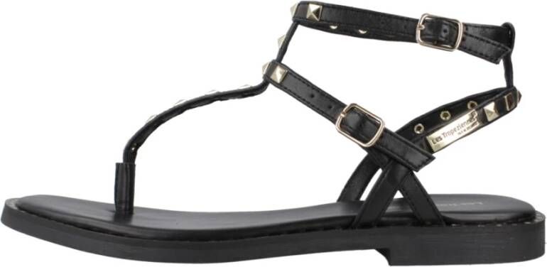 Les Tropeziennes Flat Sandals Black Dames