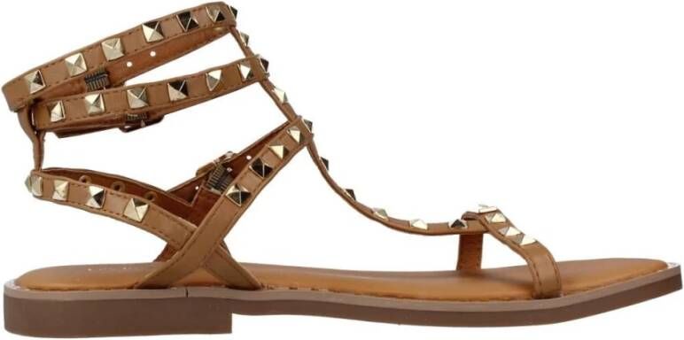 Les Tropeziennes Gestreepte Coralie Platte Sandalen