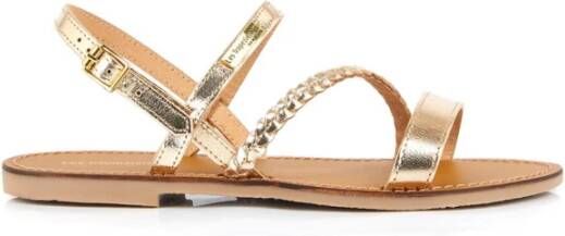 Les Tropeziennes Gouden Sandalen Batresse Ss24 Collectie Yellow Dames