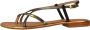 Les Tropeziennes Platte Sandalen met Bandjes Brown Dames - Thumbnail 2
