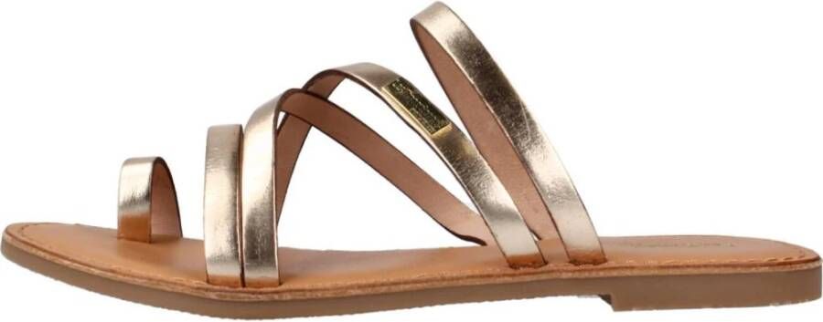 Les Tropeziennes Platte Sandalen met Bandjes Yellow Dames