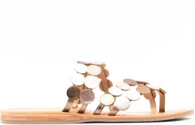 Les tropeziennes par M. Belarbi Leren sandalen Les Cina - Foto 2