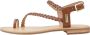 Les Tropeziennes Stijlvolle Platte Sandalen voor Vrouwen Brown Dames - Thumbnail 2