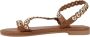 Les Tropeziennes Stijlvolle Platte Sandalen voor Vrouwen Brown Dames - Thumbnail 2