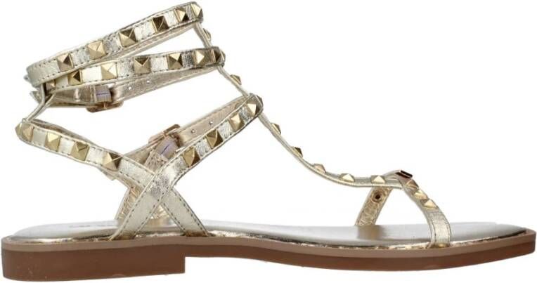 Les Tropeziennes Gouden Sandalen Coralie Collectie Ss24 Yellow Dames