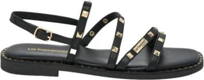 Les Tropeziennes Zwarte Sandalen Corabel Ss24 Collectie Black Dames