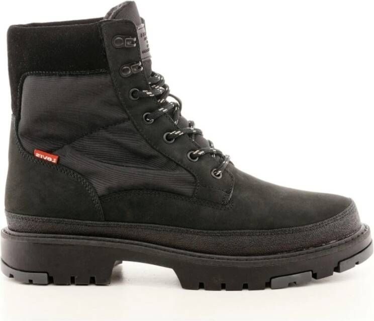 Levi's Torsten Quilted 233637-666-559 Mannen Zwart Trappers Laarzen - Foto 3