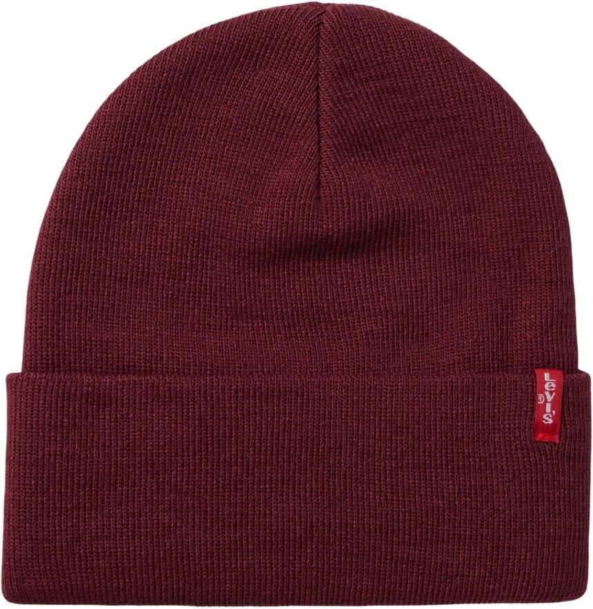 Levi's Slouchy Red Tab Beanie
