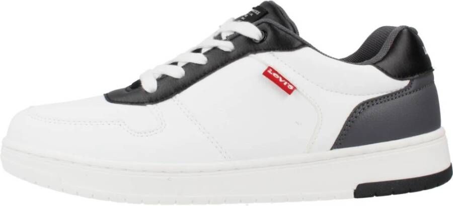 Levi's Moderne Kick Sneakers White Heren