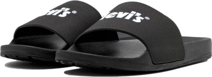 Levi's Slippers Zwart Heren